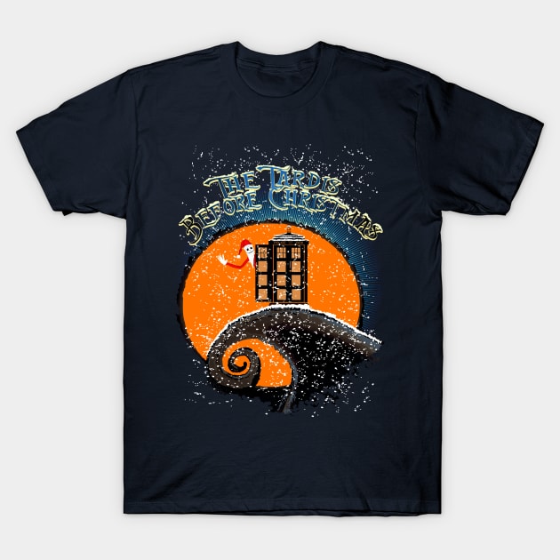 TARDIS CHRISTMAS T-Shirt by KARMADESIGNER T-SHIRT SHOP